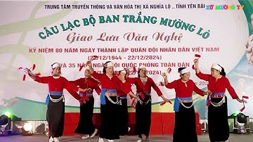 Múa Sênh Tiền dân tộc Mường câu lạc bộ Hoa Đất Mường Mộc Châu