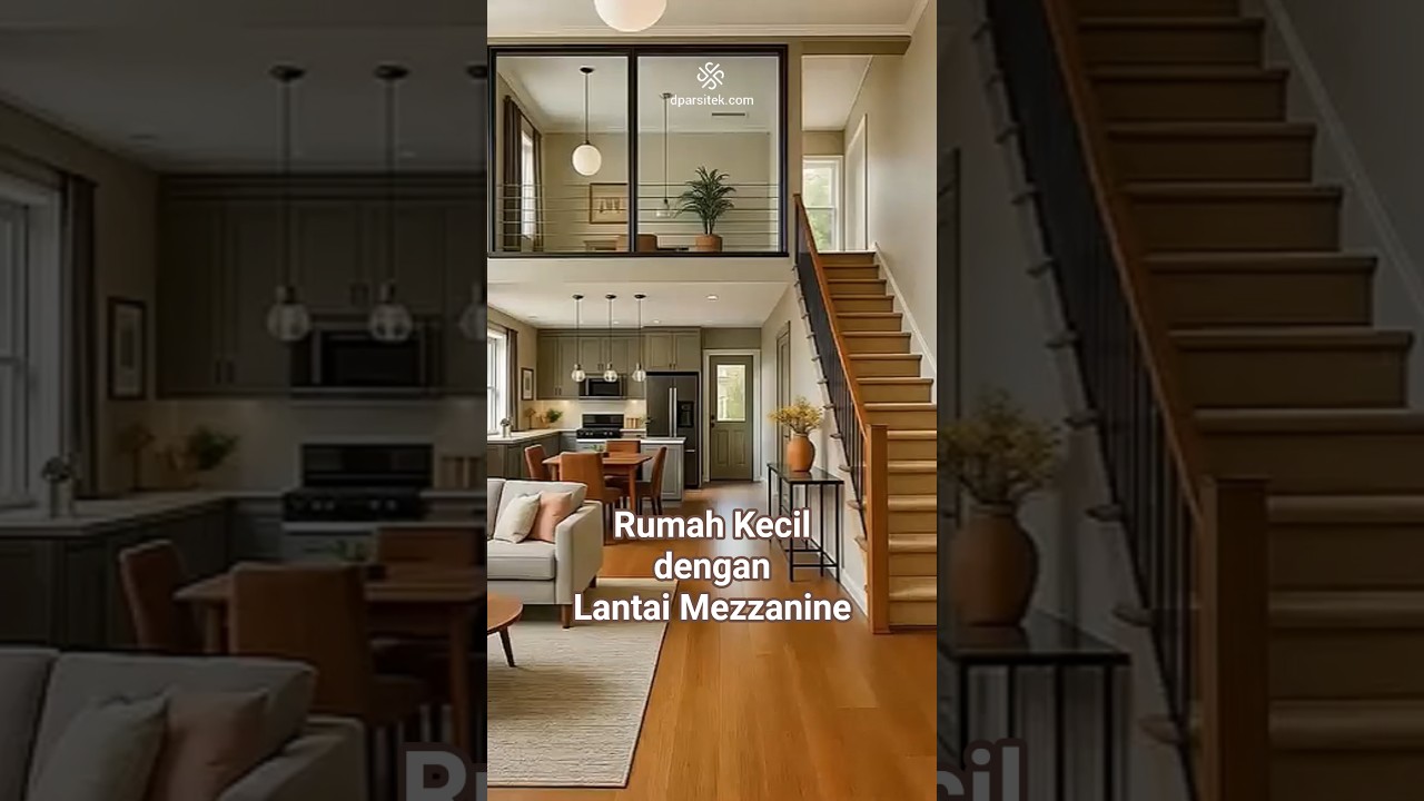 Rumah Kecil dengan Lantai Mezzanine - 