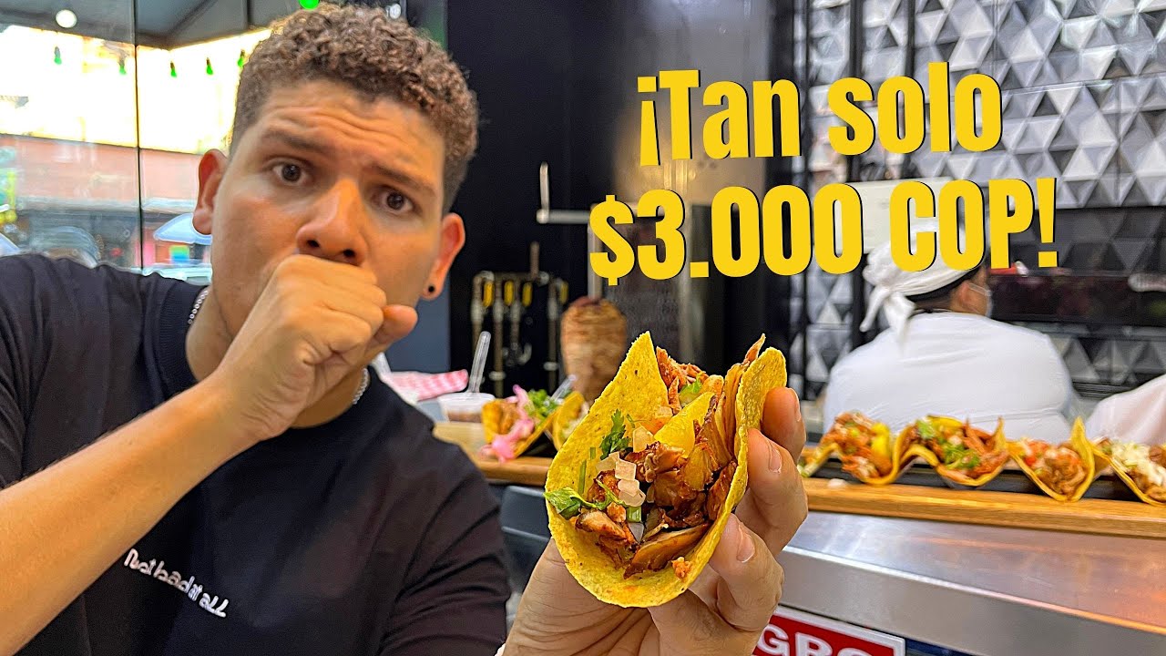 Los TACOS MEXICANOS mas BARATOS de MEDELLIN