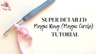 Slow & Super Detailed Explanation on How to Make A Magic Circle (Magic Ring) For Beginners Tutorial