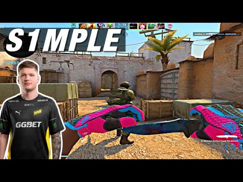 s1mple dust2 faceit game (37 kills) CSGO s1mple POV