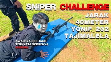 Cuman 1% peserta yang bisa kena 5 target jarak 40Meter, Sniper Challenge Yonif 202 Tajimalela