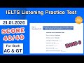 IELTS Listening Practice Test 2026 With Answers 21.01.2026 - Test #211