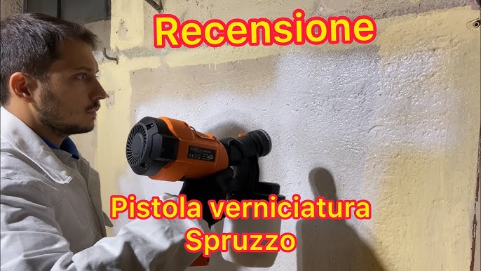 BebeXi Pistola a spruzzo per verniciare muri Spruzzatore di Vernice Facile  da Usare con ugello e Filtro, Ideale per dipingere Le pareti : :  Fai da te