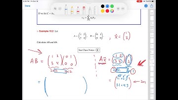 Matrix multiplication | Wellesley College Differential Equations w/Applied Linear Algebra