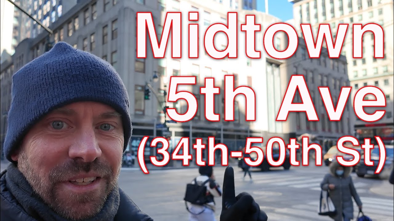Midtown 5th Avenue (34th - 50th St) in Manhattan, New York - Part 1