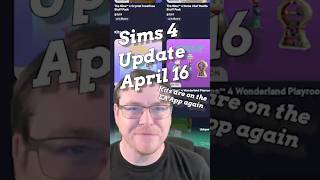 The Sims 4 Update April 16, 2026, Marketplace launch on console, Kits return to EA and Steam