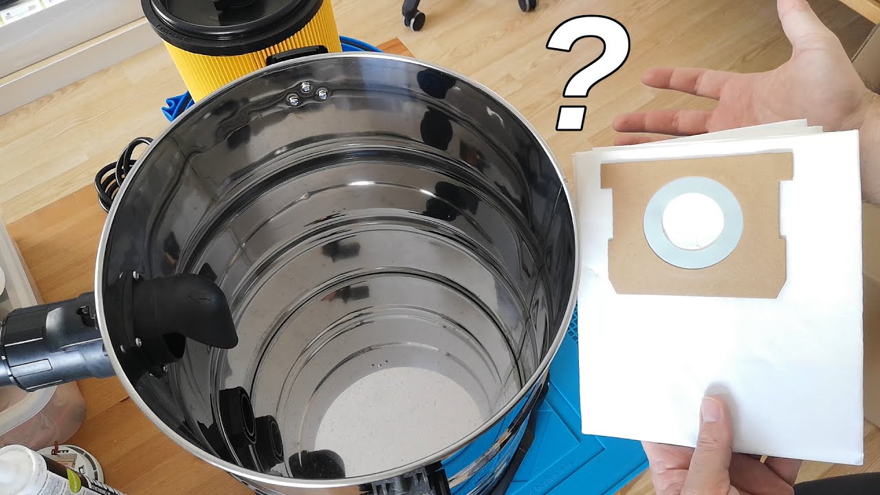 Comment installer un sac d'aspirateur de chantier (Tuto fixer, mode d