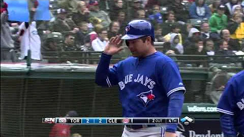 2012/04/08 Lawrie's sacrifice fly