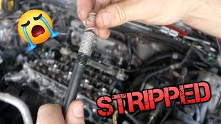 How to Fix Stripped Head Bolt and Stud holes. Resimi