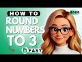 How to Round Numbers to 3 Decimal Places in Google Sheets