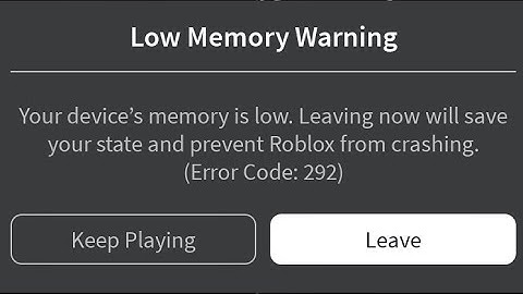 Error Code 292