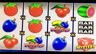 Live play on Fruits 81 (Synot) slot machine - Nice win!