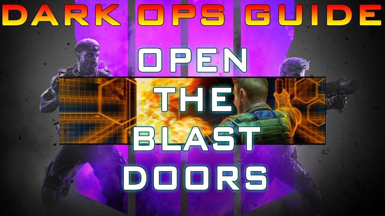 Blackout DARK OPS challenges guide - How to OPEN the blast doors (COD Black ops 4)