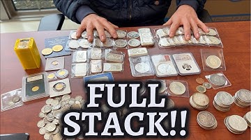 My Friend Shared His ENTIRE Silver Stack (20 Years Of Stacking)