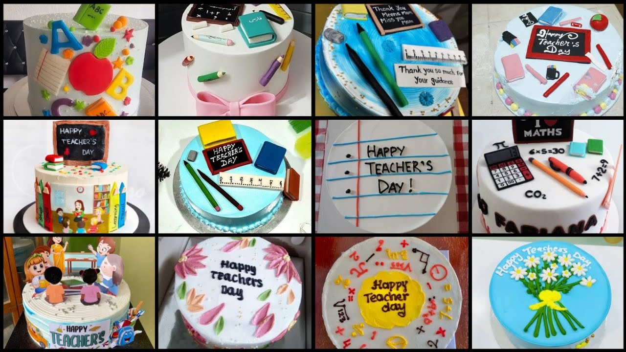 Creative Teacher's Day Special Cake Decorating ideas | Best Teacher's Day Cake Design 2025