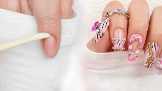 How to Apply Nails to *Crooked* Fingers | Barbie Press On's