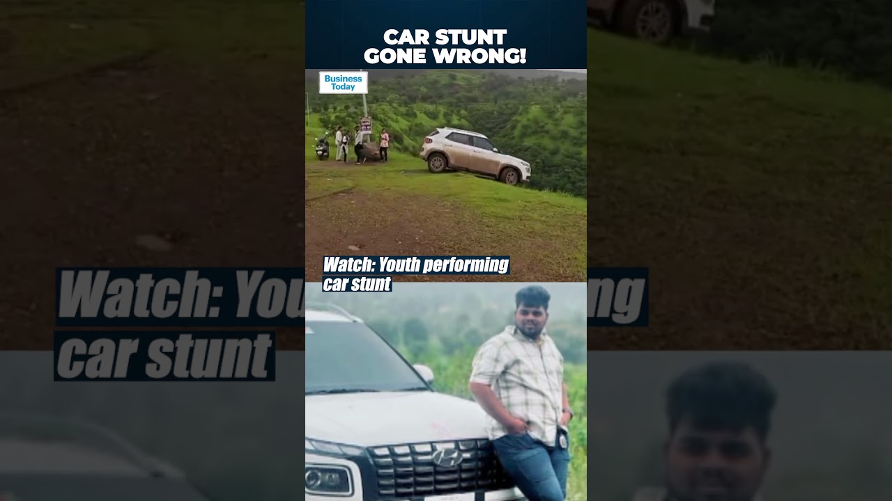 Karad Cliff Stunt Gone Wrong | Car Falls 300 Feet During Reel Shoot | Youth Injured In Satara
