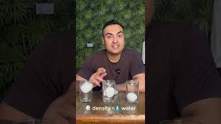 Why things sink or float on water? #science #education #density #experiment