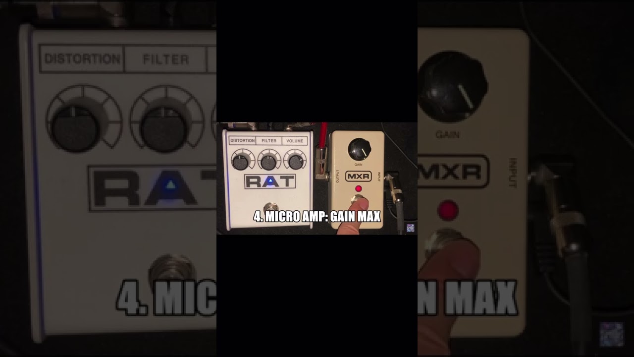 ProCo RAT2+MXR micro amp(Booster)