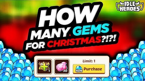 Idle Heroes - How Many Gems to SAVE for Christmas?!?!