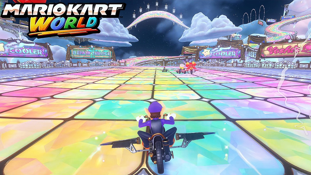 무지개 로드(마리오 카트 월드) - 나무위키