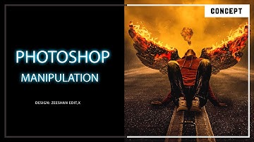 Fire Wings - Photoshop manipulation Tutorial Effects