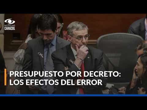 ¿Qué pasó con el presupuesto del 2027 y cuáles podrían ser los efectos del error de trámite?