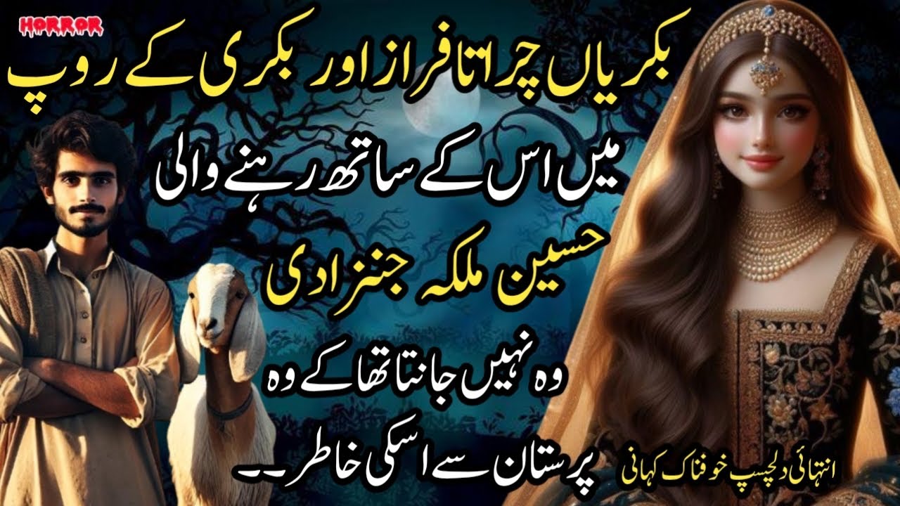 Bakriyan Charata Faraz Aur Bakri K Roop Mein Usk Sath Rehnay Wali Haseen Malika Jinzzadi Woh Nae Jan