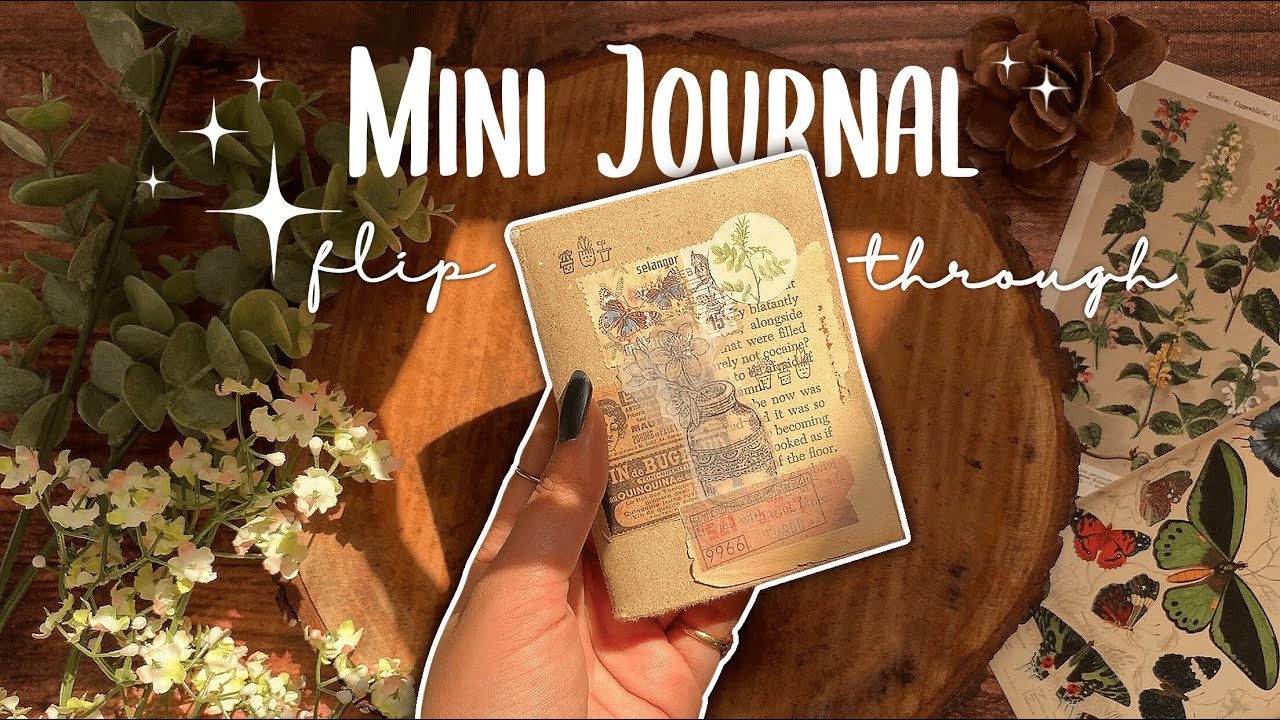 Mini Journal Flipthrough India | Creative Journaling Ideas and Inspiration