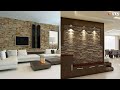 Modern Stone Wall Cladding Design Ideas | Living Room Stone Wall Decor Ideas | Home Wall Decor