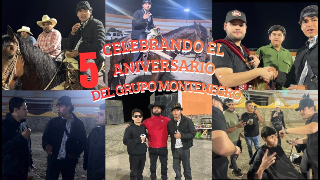 Celebrando el 5 aniversario del Grupo los Montenegro