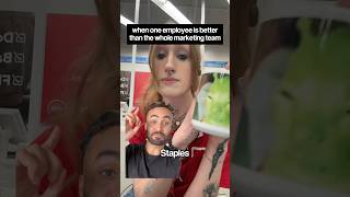 She deserves a raise #staplesbaddie #creativemarketing  #marketingstrategy #marketing #brandstrategy