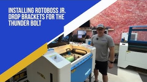 Installing RotoBoss Jr Drop Brackets for the Thunder Laser Bolt