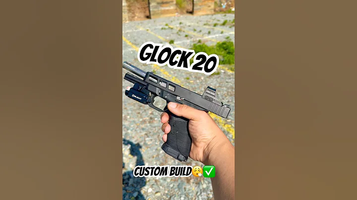 Glock 20 with 40 cal and 10mm ammo mixed😅🔥 #airsoft #arp #gunshorts #mustwatch #viralshort #edc