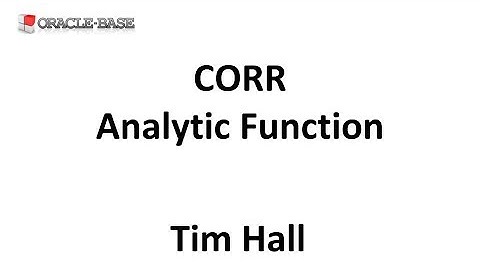CORR : Problem Solving using Analytic Functions