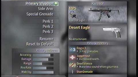 COD4 Class Setup