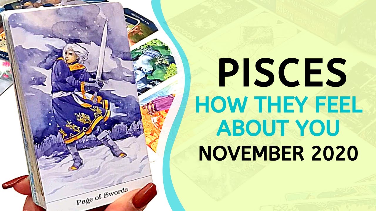 PISCES LOVE ❤️ Will They Reveal Their True Feelings? ~ How They Feel About You Tarot Nov 2020