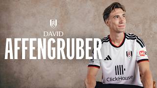 David Affengruber's First Interview | 'A special day for me'