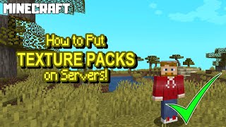 MINECRAFT | How to Put Texture Packs on Servers! 1.20.1