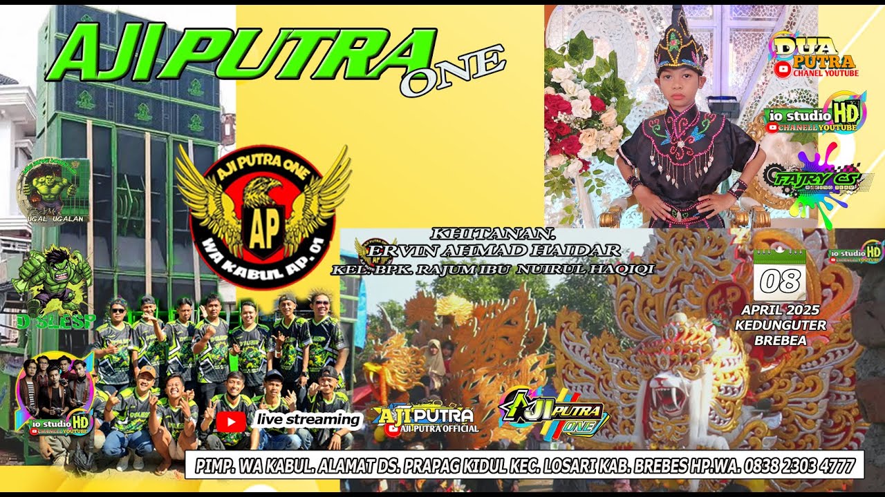 🔴LIVE BUROK DANGDUT AJI PUTRA ONE - KEDUNGUTER - BREBES 08 APRIL 2025