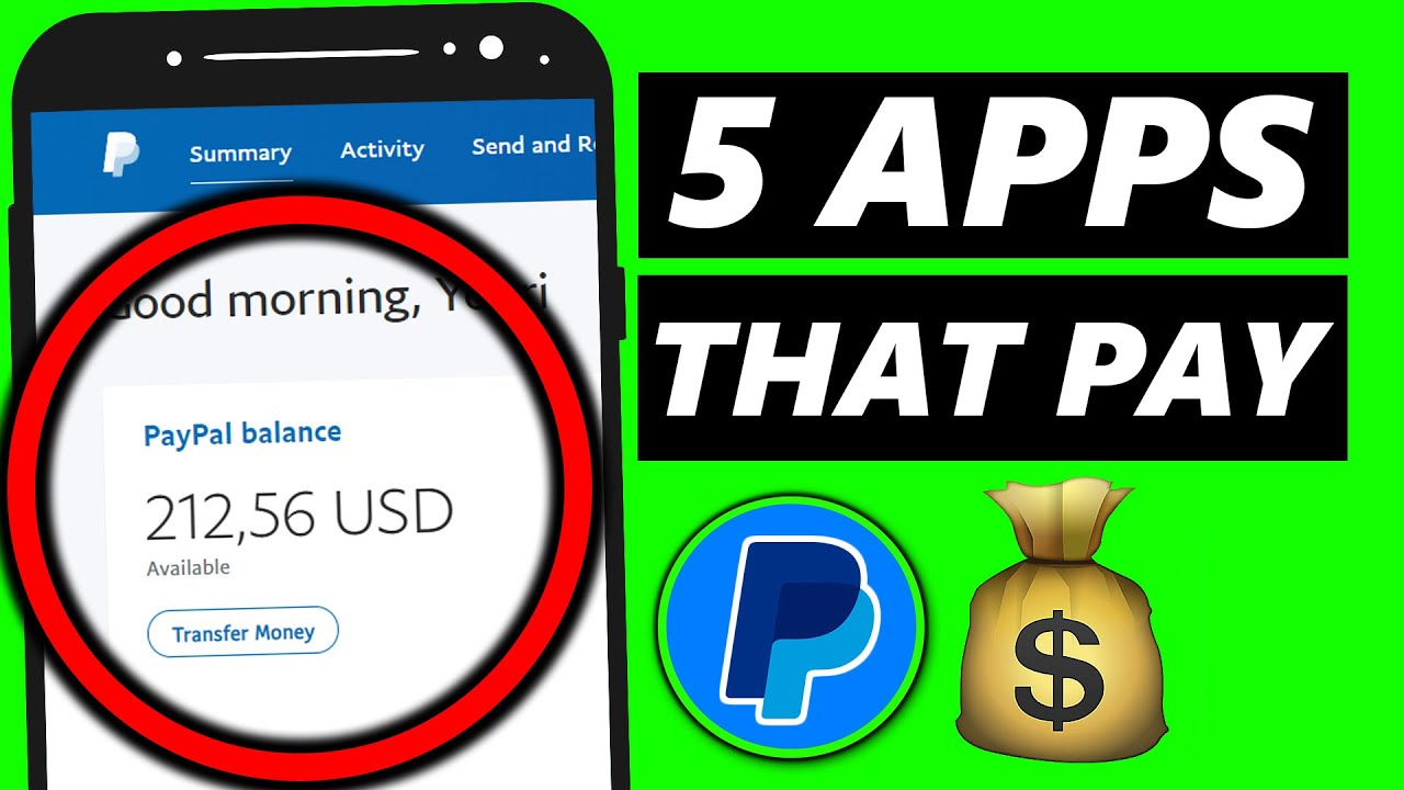 5 APPS That PAY YOU PayPal Money! (2020) - YouTube