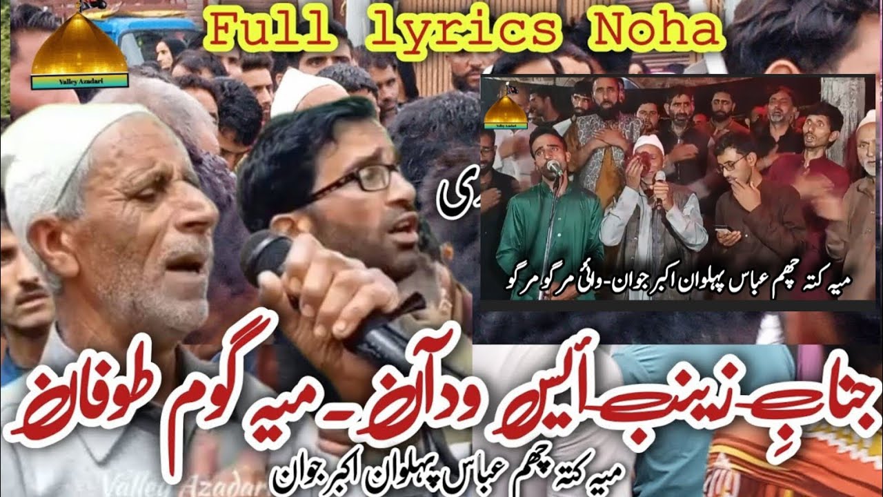 Jinab Zainab Eas Wadan Mea Goom Tofaan Wai Margo Margo Painful Kashmiri Noha Najan Sonawari