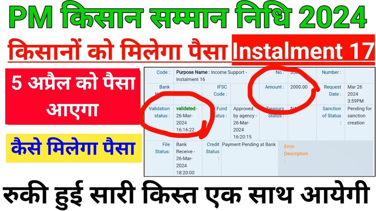 Pm Kisan Paisa Nahi Aaya 20 5 2000 Pm Kisan Pfms pm-kisan-paisa-nahi-aaya-20-5-2000-pm-kisan-pfms