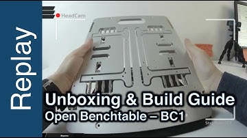 Unboxing the Open Benchtable and full Gaming PC build guide - livestream replay