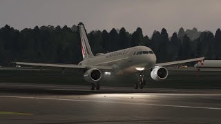 MSFS 2020 | Taking-off from Paris (LFPG), and Landing the Airbus A320-200 at London (EGKK)