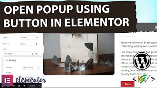 How to Trigger an OnClick Popup using Button Link Dynamic Tags in Elementor Pro