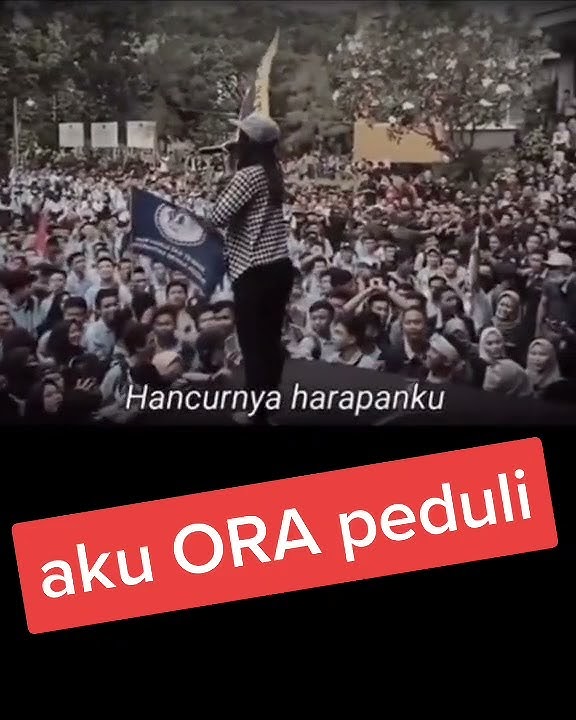 menangis hati ini, aku ora peduli 🤣