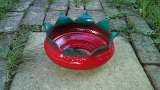 Yard Art Assortment Flower Planters From Recycled Tires - For Sale SUBSCRIBE: http://www.youtube.com/subscription_center?