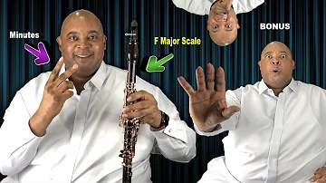 How To Play F Major Scale on Clarinet in 2 Minutes